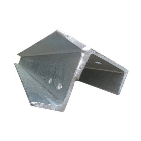 Galvanised Steel 45° Corner – 80mm